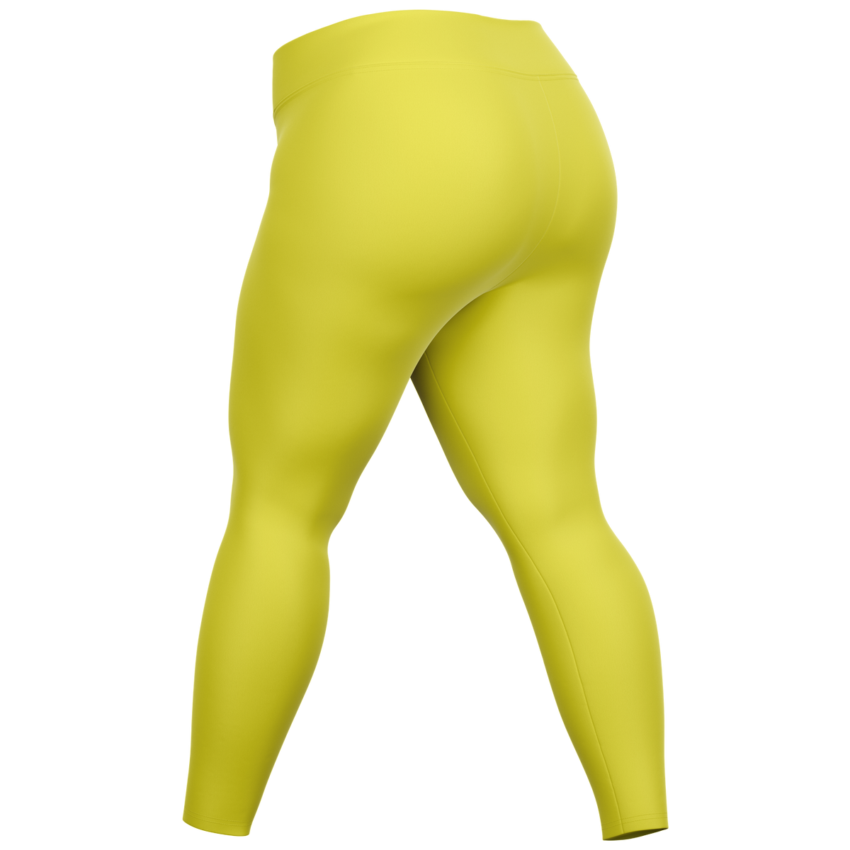 Yellow Plus-Size Legging