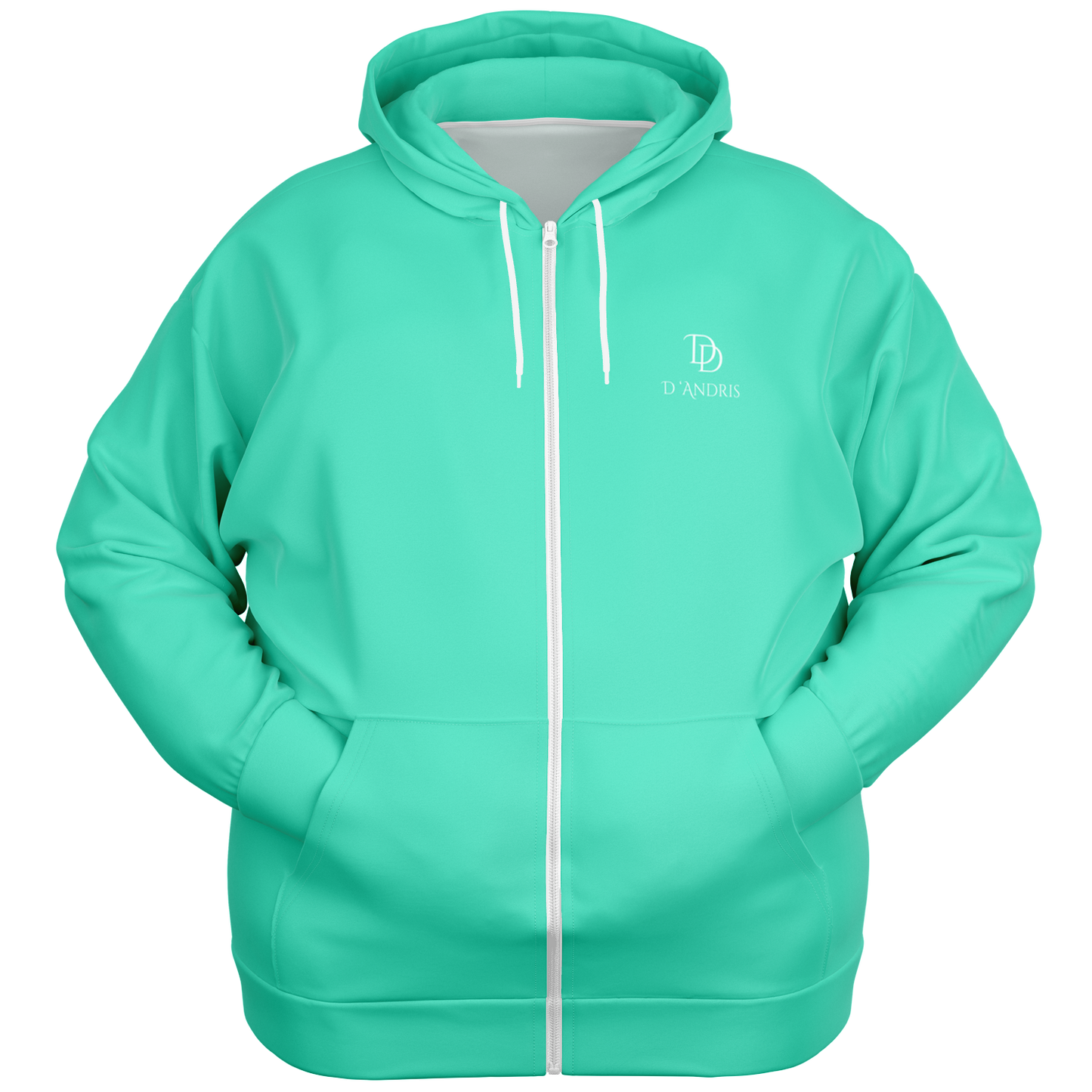 Mint Plus-size Ziphoodie