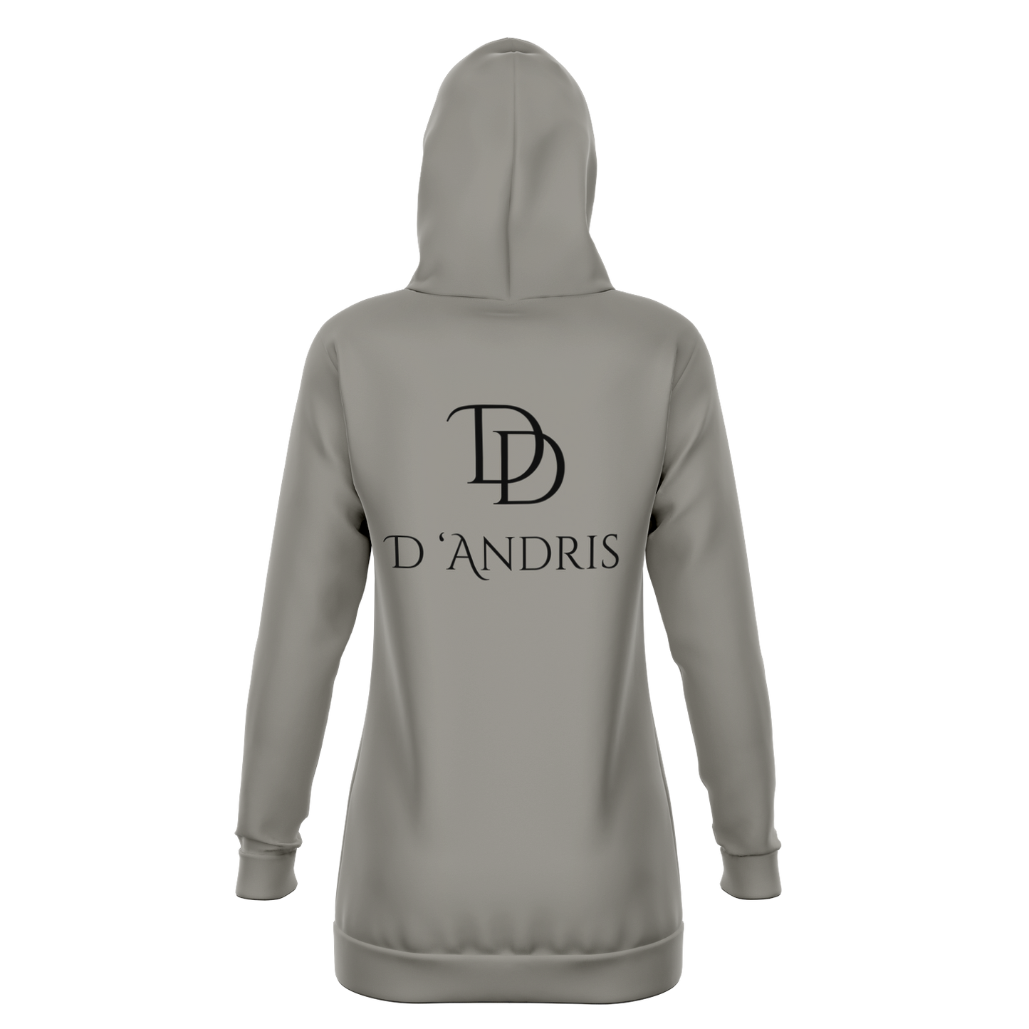 Gray Longline Hoodie