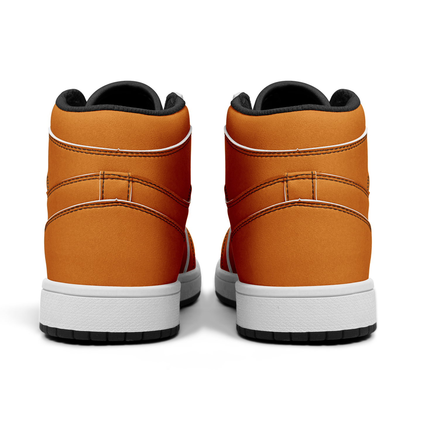 orange High Top Shoes